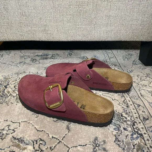 BIRKENSTOCK Boston Big Buckle Women's Clog in Berry Crush - Picture 7 of 12